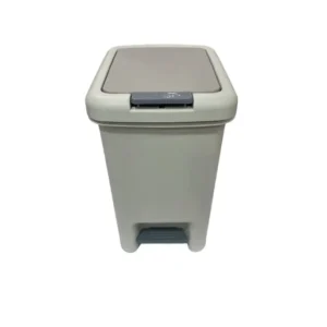 CM45000 - Oferta Caja x 12 Unid - Papelera plástico rect con pedal y push 7 Lts (3062) 30x20x24cm
