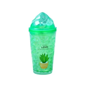 45033 - Vaso de acrílico c/tapa rosca Refrigerante helado 22x10cm (2721)