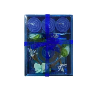 45053 - Set 4 velas c/porta vela (2482)