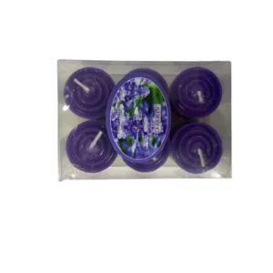 45061 - Set 6 velas aromáticas surtidas 3.5x3 cm (2574)