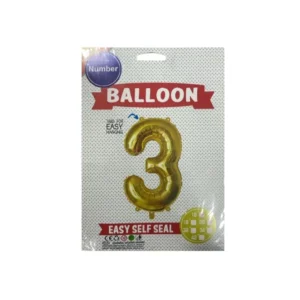 45135 - Globo Inflable Dorado 16' número 3