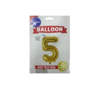 45137 - Globo Inflable Dorado 16' número 5