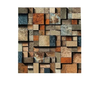 45020 - Lámina autoadhesiva diseño ladrillo diseño 70x77cm (1562)