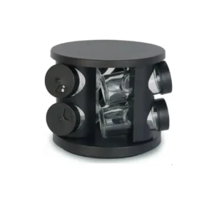 CM4288 - Oferta  Caja x 12 Uni - Especiero 6 Pzas giratorio 360° 13.5x16x5 cm (0017)