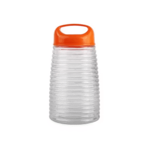 CM4494 - Oferta Caja x 24 Unid - Bollón vidrio estriado c/tapa c/ agarre 20x10cm (2307)