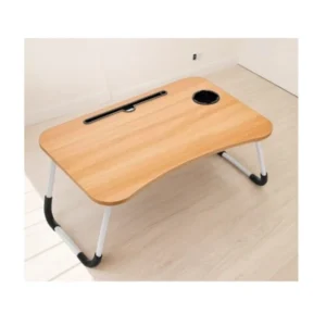 CM4438 - Oferta Caja x 10 Unid - Mesa MDF laminada plegable 26x60x38cm (tablet,vaso) (2220)