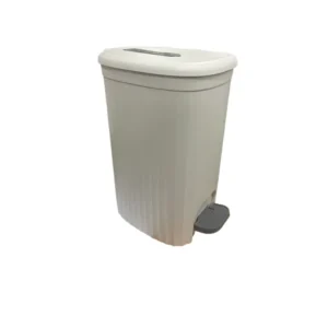 45075 - Papelera pedal plástico rect. 36x20x27cm