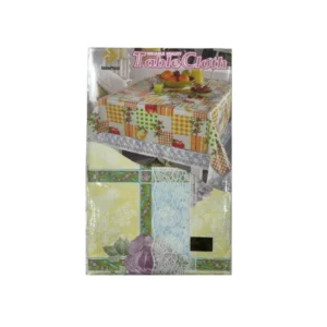 CM4391 - Oferta Caja x 100 Unid - Mantel de hule con felpa rectangular (0467) bordado estampado 137x183cm