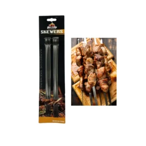 4385 - Set 12 pinchos parrilla, brochetas 30cm (2899)