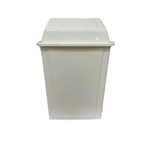 45008 - Papelera plástico rect vaivén 38x24x18cm