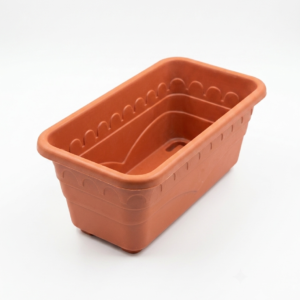2388 - Maceta Jardinera Rectangular De Plástico Sin Palto 30cm